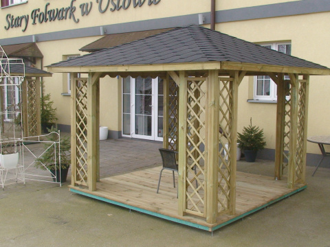Altana | Marysia 300 x 300 cm (Słupy 9 x 9 cm) Altana | Marysia 300 x 300 cm (Słupy 9 x 9 cm)