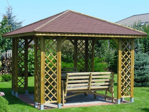 Altana | Marysia 300 x 300 cm (Słupy 9 x 9 cm) Altana | Marysia 300 x 300 cm (Słupy 9 x 9 cm)