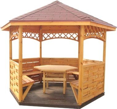 Altanka sześciokątna 3.0 (330cm x 330cm) Altanka sześciokątna 3.0 (330cm x 330cm)