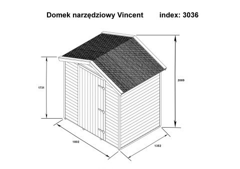 Domek Vincent (180x135) Domek Vincent (180x135)