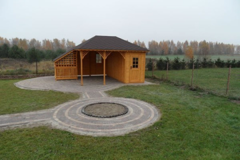 Altana 9 | Drewniana Hortensja 450 x 450 cm Altana 9 | Drewniana Hortensja 450 x 450 cm