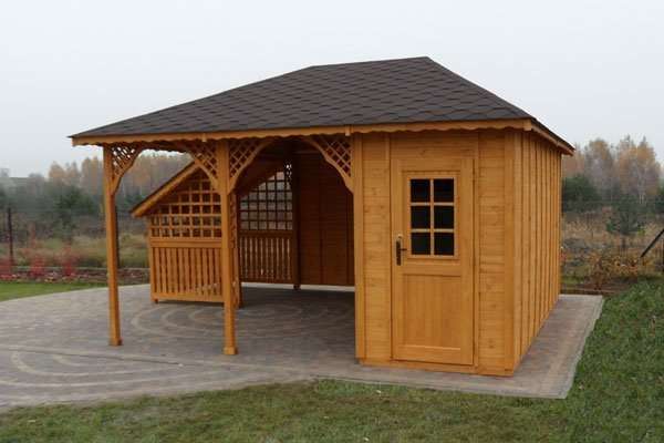 Altana 9 | Drewniana Hortensja 450 x 450 cm Altana 9 | Drewniana Hortensja 450 x 450 cm