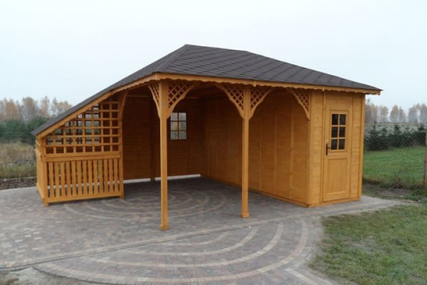 Altana 9 | Drewniana Hortensja 450 x 450 cm Altana 9 | Drewniana Hortensja 450 x 450 cm