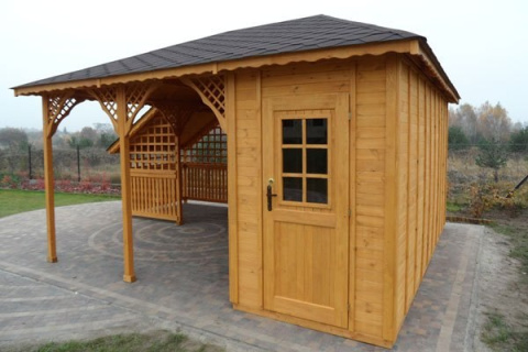 Altana 9 | Drewniana Hortensja 450 x 450 cm Altana 9 | Drewniana Hortensja 450 x 450 cm