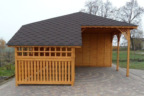 Altana 9 | Drewniana Hortensja 450 x 450 cm Altana 9 | Drewniana Hortensja 450 x 450 cm