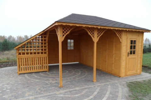 Altana 9 | Drewniana Hortensja 450 x 450 cm Altana 9 | Drewniana Hortensja 450 x 450 cm