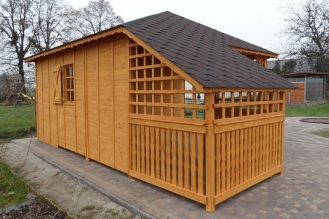 Altana 9 | Drewniana Hortensja 450 x 450 cm Altana 9 | Drewniana Hortensja 450 x 450 cm