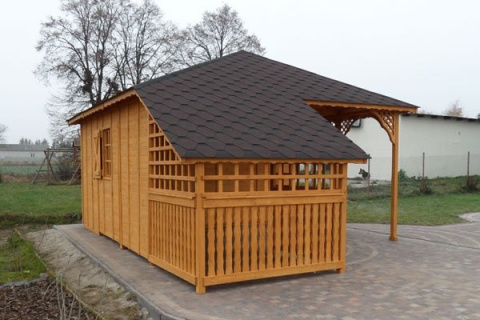 Altana 9 | Drewniana Hortensja 450 x 450 cm Altana 9 | Drewniana Hortensja 450 x 450 cm