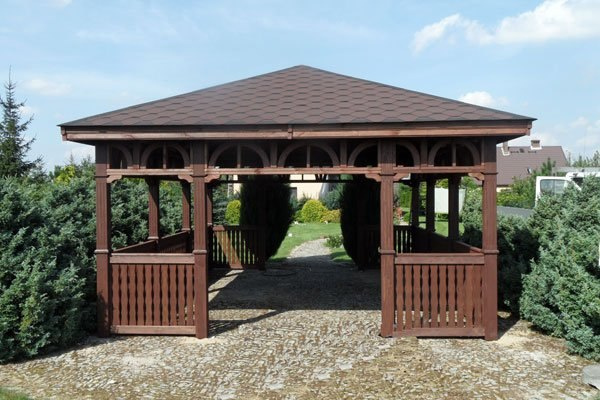 Altana 11 | Drewniana Stokrotka 4 x 6 m Altana 11 | Drewniana Stokrotka 4 x 6 m