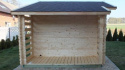 Domek | Gina z drewutnią 500 x 300 cm