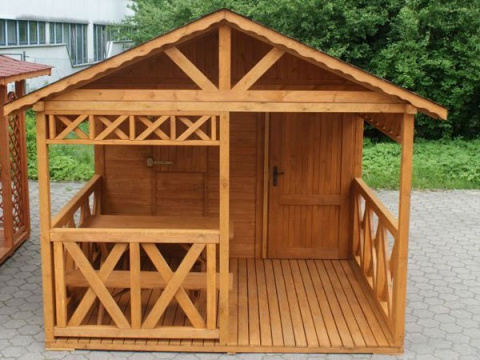 Domek ogrodowy | Michael 300 x 300 cm + Taras 225 cm Domek ogrodowy | Michael 300 x 300 cm + Taras 225 cm