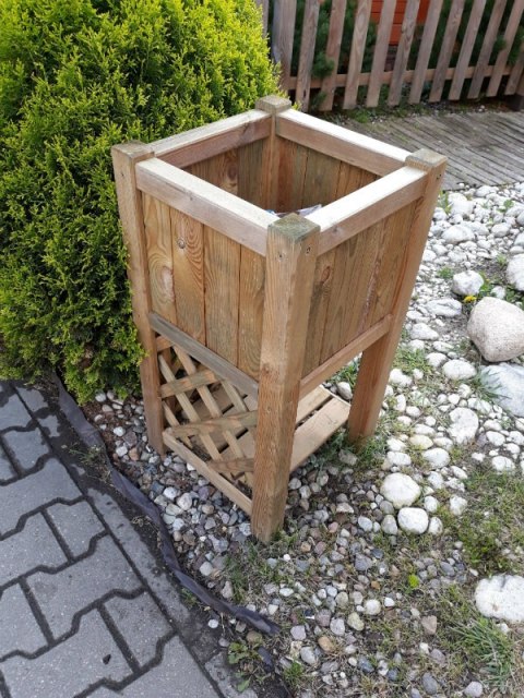 Donica na kratce 40x40x75 Donica na kratce 40x40x75