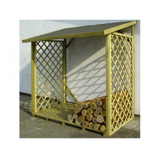 Drewutnia z kratką 200x140x220 Drewutnia z kratką 200x140x220