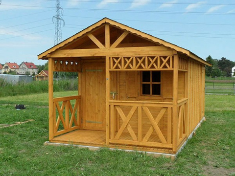 Domek ogrodowy | Michael 300 x 300 cm + Taras 225 cm Domek ogrodowy | Michael 300 x 300 cm + Taras 225 cm