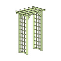 Pergola | Szpaler prosty 220 x 150 x 90 cm