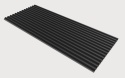 Pokrycie dachu Płyta trapezowa 2,6 m PVC falista 76-18 czarna