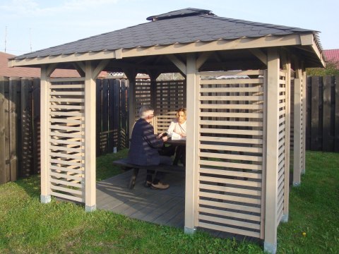 Altana Modern 300x300cm słupy 9x9cm Altana Modern 300x300cm słupy 9x9cm