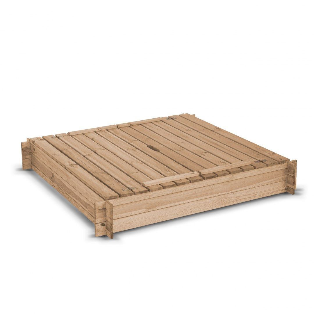 Piaskownica | Zamykana 150 x 150 cm z ławeczkami Piaskownica | Zamykana 150 x 150 cm z ławeczkami