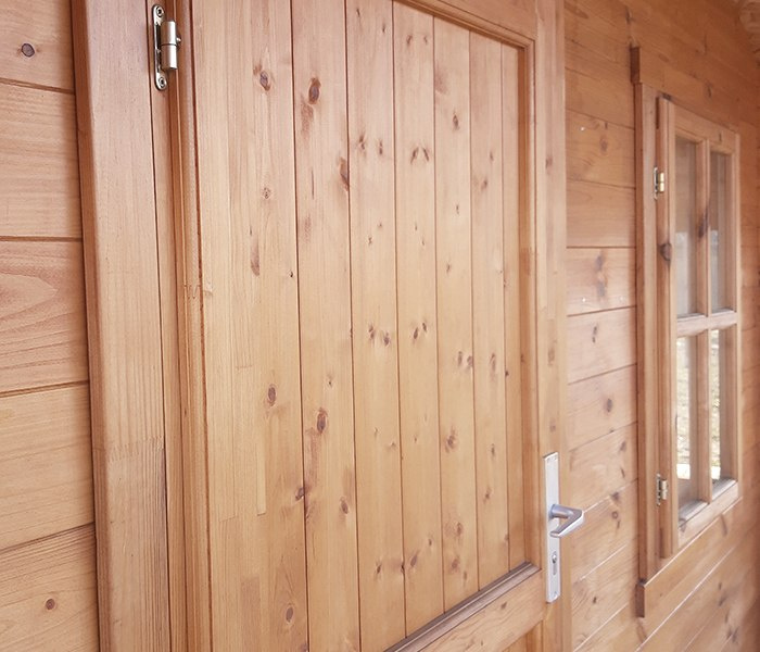 Domek | Ogrodowy Kanada 300 x 300 cm 28mm + podłoga, okiennica i taras 150 cm Domek | Ogrodowy Kanada 300 x 300 cm 28mm + podłoga, okiennica i taras 150 cm