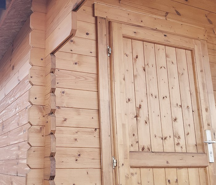 Domek | Ogrodowy Kanada 300 x 300 cm 28mm + podłoga, okiennica i taras 150 cm Domek | Ogrodowy Kanada 300 x 300 cm 28mm + podłoga, okiennica i taras 150 cm