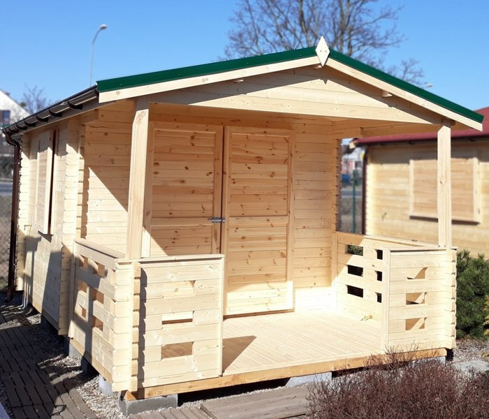 Domek | Sarah 320 x 320 cm + Taras 320 x 150 cm Domek | Sarah 320 x 320 cm + Taras 320 x 150 cm