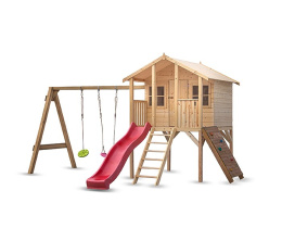 Plac zabaw dla dzieci ze zjeżdżalnią, huśtawką i ścianką do wspinania Borys 2