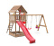 Wieża zabaw | Tobi ze zjeżdżalnią, piaskownicą i podwójną huśtawką - Duża Platforma