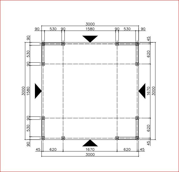 Altana 3 | Hiacynt 3 x 3 m Altana 3 | Hiacynt 3 x 3 m