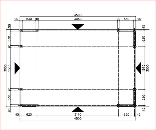Altana 3 | Hiacynt 3 x 4,5 m Altana 3 | Hiacynt 3 x 4,5 m