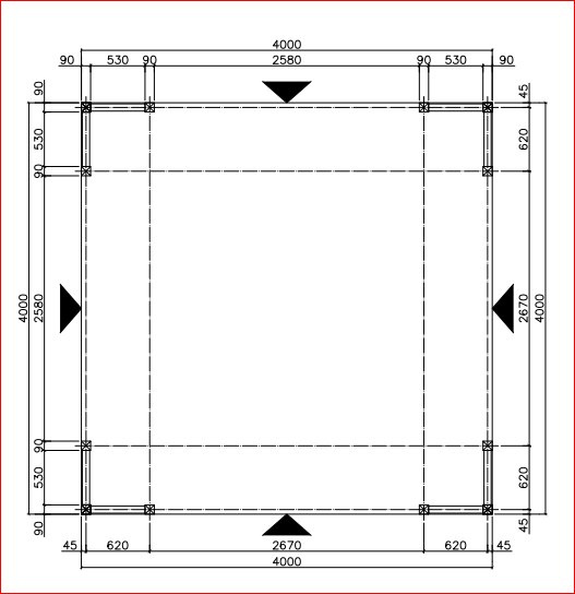 Altana 3 | Hiacynt 4 x 4 m Altana 3 | Hiacynt 4 x 4 m