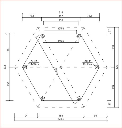 Altana 8 | Drewniana Słonecznik 3,2 m Altana 8 | Drewniana Słonecznik 3,2 m