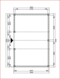 Altana 7 | Drewniana Tulipan 3 x 4,5 m