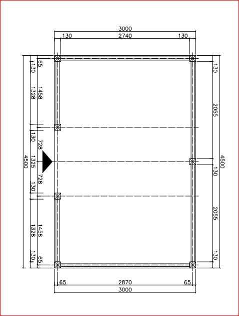 Altana 7 | Drewniana Tulipan 3 x 4,5 m Altana 7 | Drewniana Tulipan 3 x 4,5 m