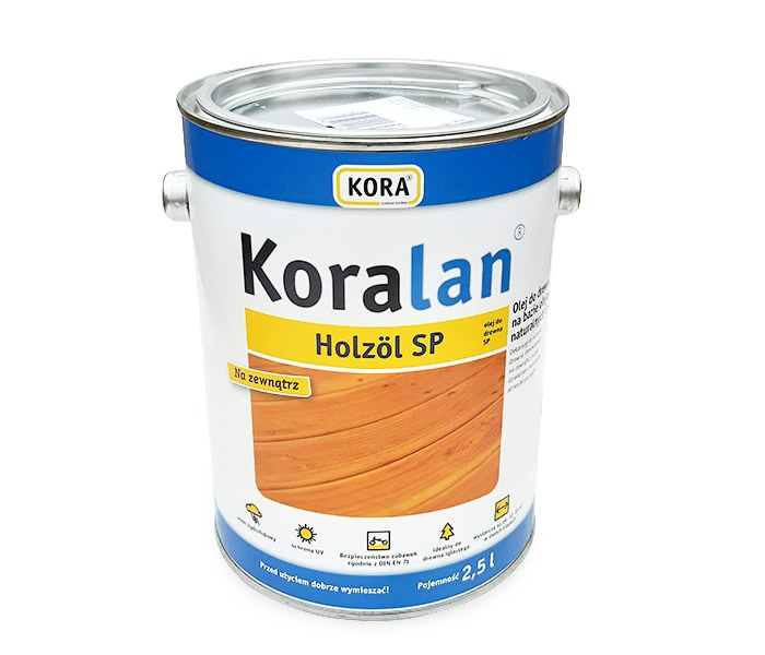Koralan | 2,5L Olej specjalny do drewna Koralan | 2,5L Olej specjalny do drewna