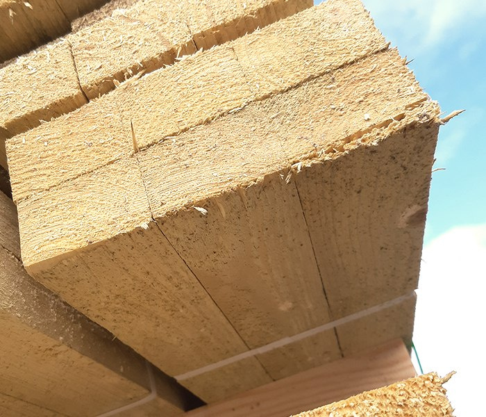 Łata niestrugana 38x58 mm długość 4000 mm - drewno konstrukcyjne sosnowe klasy C24