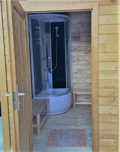 Sauna ogrodowa | AZALIA 400 x 200 zewnętrzna Sauna ogrodowa | AZALIA 400 x 200 zewnętrzna