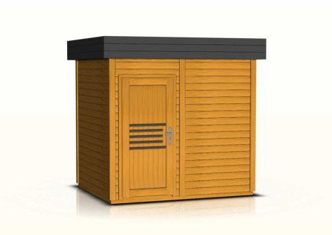 Sauna ogrodowa | PRYMULKA 250 x 200 zewnętrzna Sauna ogrodowa | PRYMULKA 250 x 200 zewnętrzna