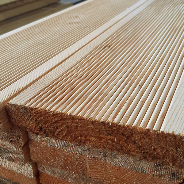 Deska tarasowa modrzew syberyjski 27 x 143 x 4000 mm Deska tarasowa modrzew syberyjski 27 x 143 x 4000 mm