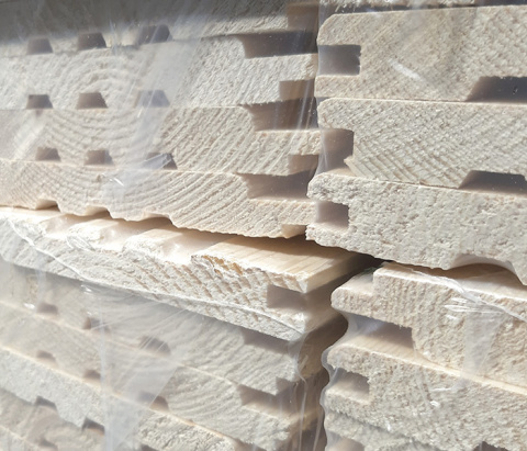 Hurt | Deska podbitkowa 19 x 146 x 5100 mm - PAKIET 24 paczek (47,00 zł brutto / m2) Hurt | Deska podbitkowa 19 x 146 x 5100 mm - PAKIET 24 paczek (47,00 zł brutto / m2)