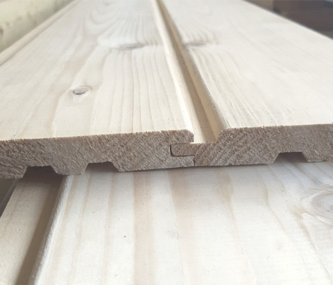 Deska podbitkowa 19 x 146 x 3300 mm | Paczka 2,89 m2 | 50 zł / m2 Deska podbitkowa 19 x 146 x 3300 mm | Paczka 2,89 m2 | 50 zł / m2