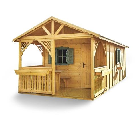 Domek ogrodowy | Peter 450 x 300 cm + Taras 225 cm Domek ogrodowy | Peter 450 x 300 cm + Taras 225 cm