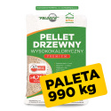 Drewno opałowe | Pellet drzewny EN A1 17,1 MJ/kg (4,75kwh/kg) - PALETA 990 kg