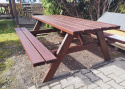 Meble ogrodowe | Stół piknikowy piwny ogrodowy grubość deski 42mm