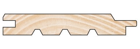 Deska podbitkowa 19 x 146 x 4800 mm | Paczka 3,50 m2 | 54 zł / m2 Deska podbitkowa 19 x 146 x 4800 mm | Paczka 3,50 m2 | 54 zł / m2