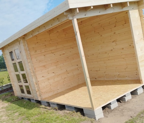 Domek | Ogrodowy NR 40 - 250 x 250 x 250 cm - 28mm z podłogą