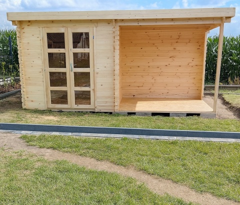 Domek | Ogrodowy NR 40 - 250 x 250 x 250 cm - 28mm z podłogą