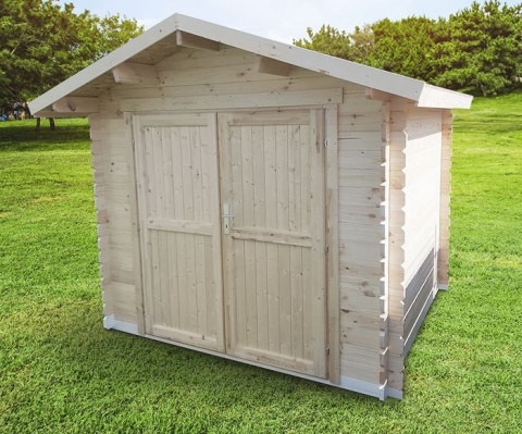 Domek | Ogrodowy narzędziowy Ontario 300 x 300 cm 28mm z podłogą