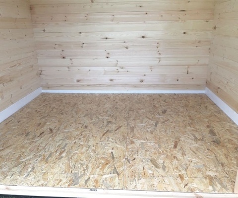 Domek | Ogrodowy narzędziowy Ontario 300 x 300 cm 28mm z podłogą