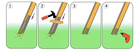 Kotwa stabilizująca do huśtawki 437 x 40 mm