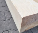 Wiata | KVH Sucha Premium - 400 x 800 cm - słupki 12x12x300 cm garażowa przyścienna - zastrzał prosty